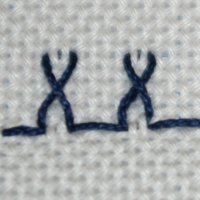 Durchzug: 8er-förmige Schlinge.