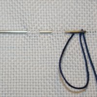 Anleitungsbilder Vorstich